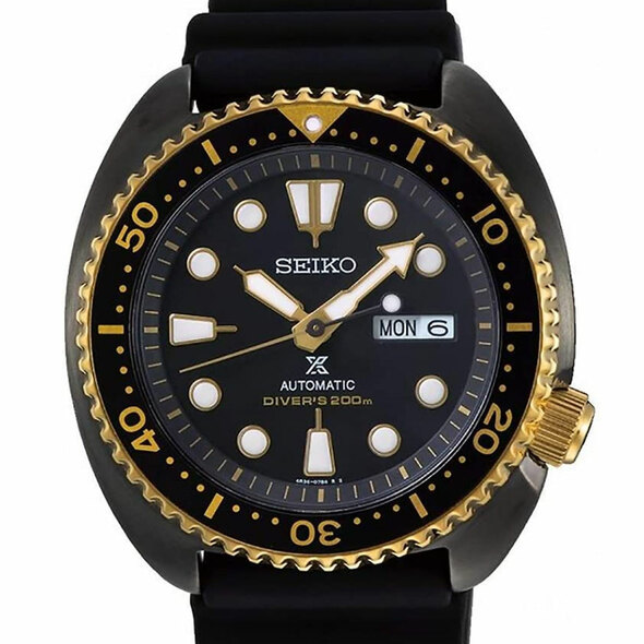 SRPD46K Seiko Prospex Black Gold Watch